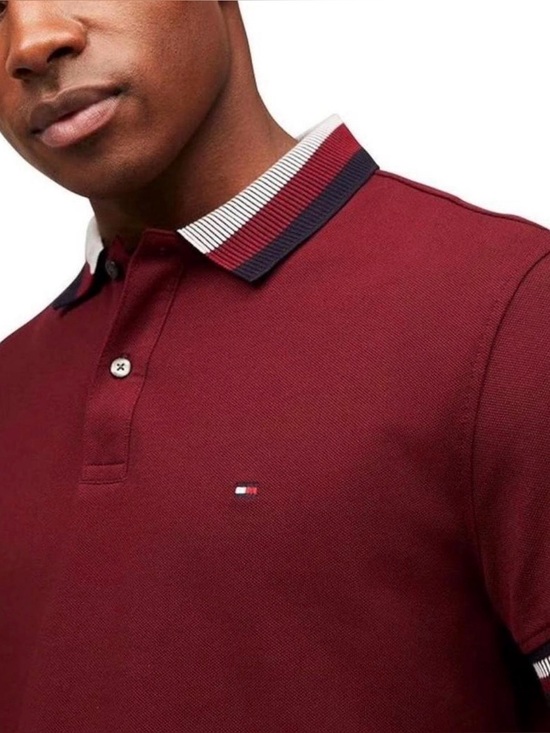 Tommy Hilfiger Other - Tommy Hilfiger Men's Burgundy Pique Polo Shirt.